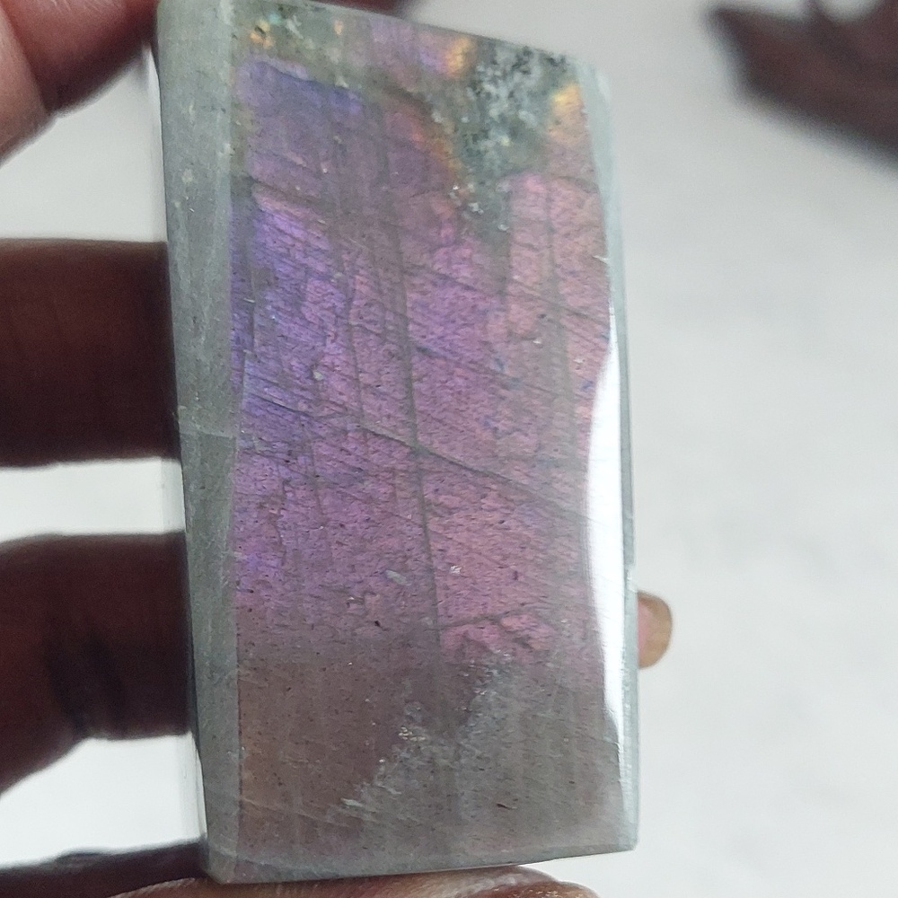 Purple Labradorite Freeform | Protection, Intuition & Spiritual Growth